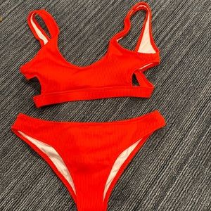 Red bikini